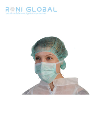 Masque jetable de chirurgie haute filtration - PROMOSAC (boite de 50) carton de 2000 masques