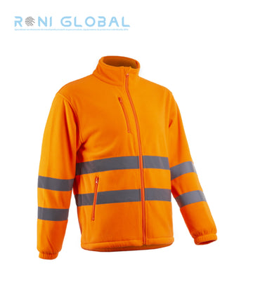 Veste de sécurité haute visibilité, polaire et thermique en polyester 5 poches CLASS 2 - RITTO COVERGUARD