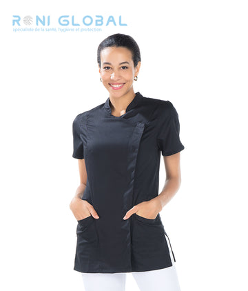 Tunique de travail femme manches courtes 5 poches - SOPHIE REMI CONFECTION
