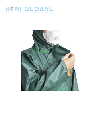 Combinaison de protection contamination radioactive sous forme de particules, agents infectieux, antistatique en SPP et film microporeux TYPE 4B-5B-6B - 4M42 COVERGUARD