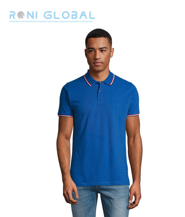 Polo de travail homme manches courtes, en maille piqué coton - PRESTIGE SOL'S