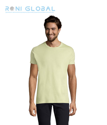 T-shirt de travail homme manches courtes, col rond, en jersey coton semi-peigné - IMPERIAL SOL'S