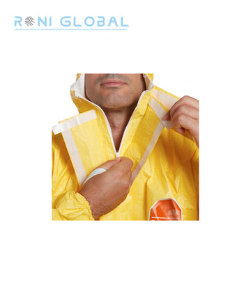Combinaison de protection contamination radioactive sous forme de particules, agents infectieux et antistatique en Tychem TYPE 3B-4B-5B-6B - TYCHEM 2000 C COVERGUARD