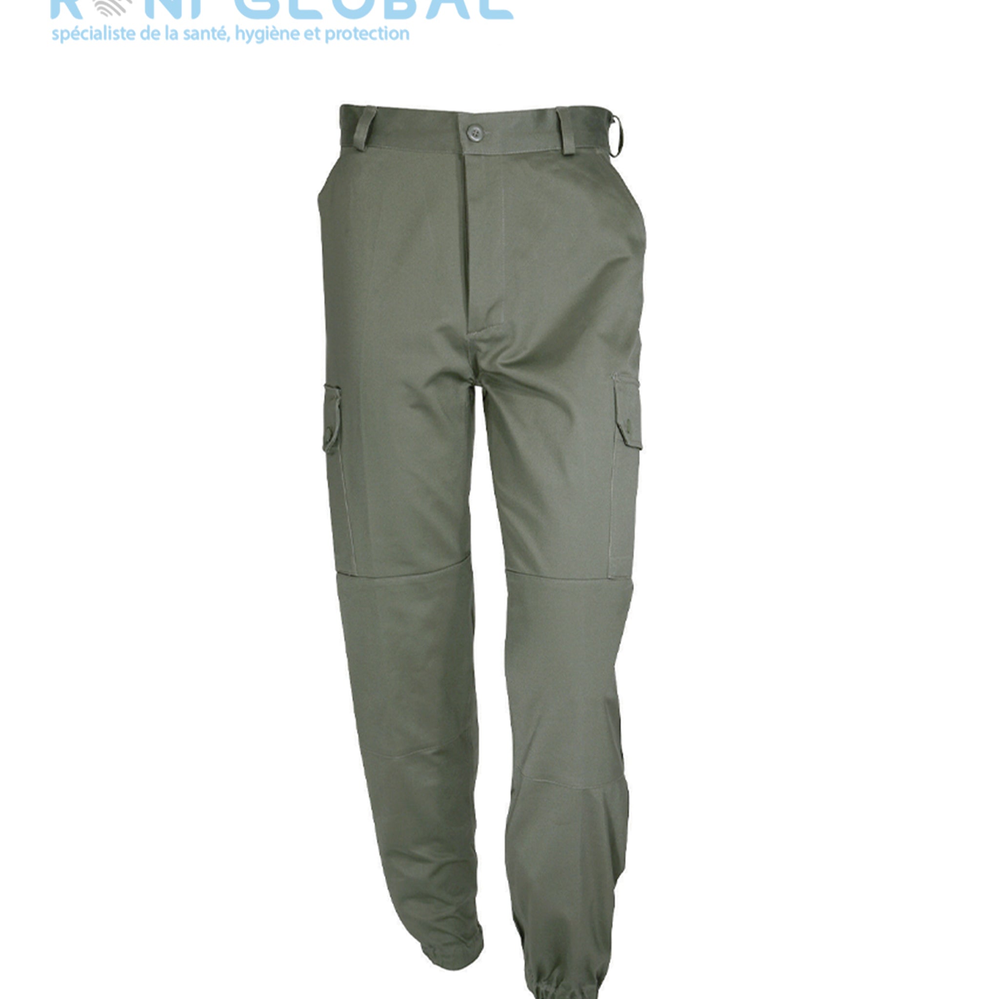 Pantalon de travail avec renforts aux genoux, en coton et polyester 4 poches - PANTALON F2 CITYGUARD