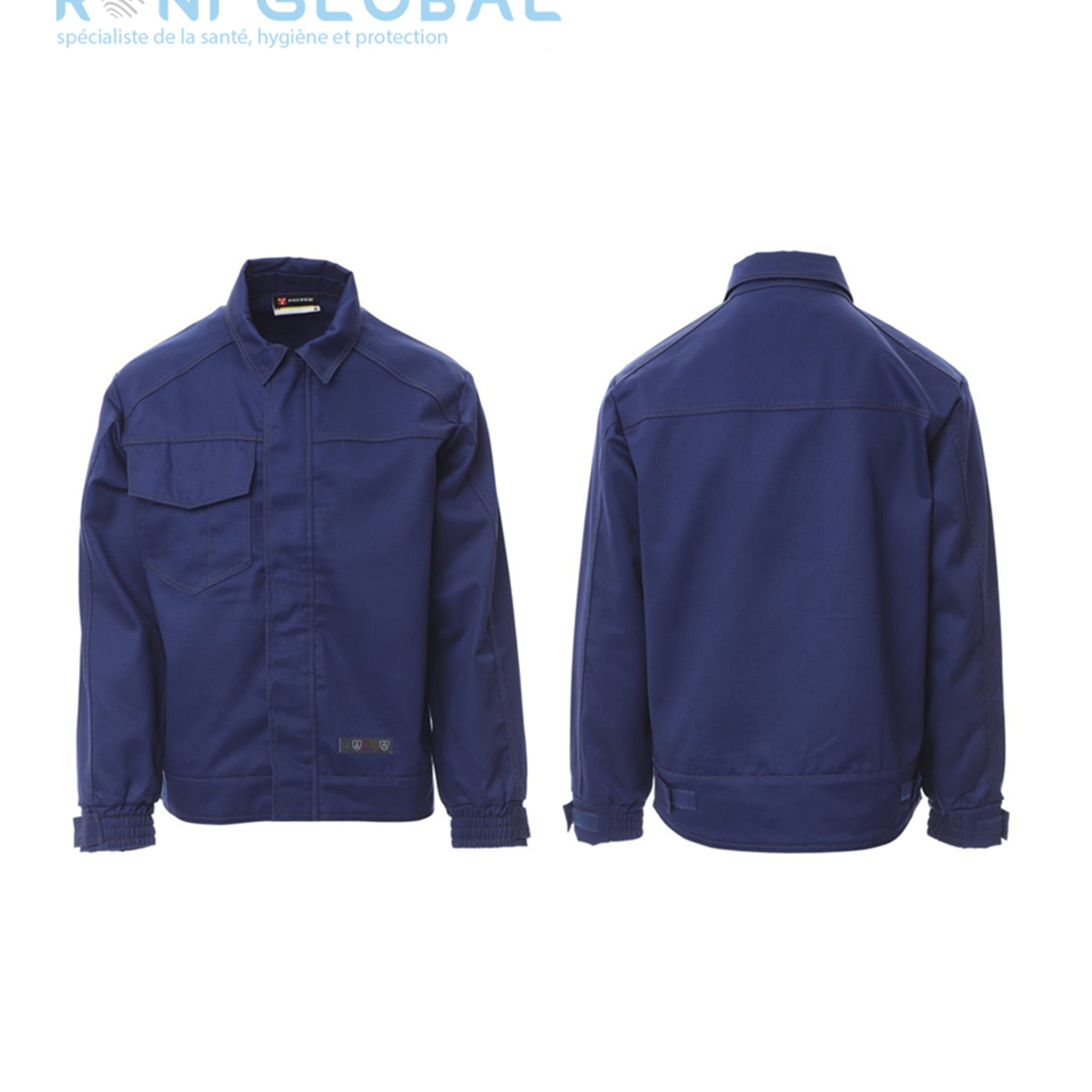 Veste de protection antistatique, anti-chaleur et flamme A1-B1-C1-D1-E3, antiacide TYPE PB6, ignifuge CLASS 1 A1, résistant aux arcs électriques APC 1 en coton - SAFETY 2.0 PAYPER