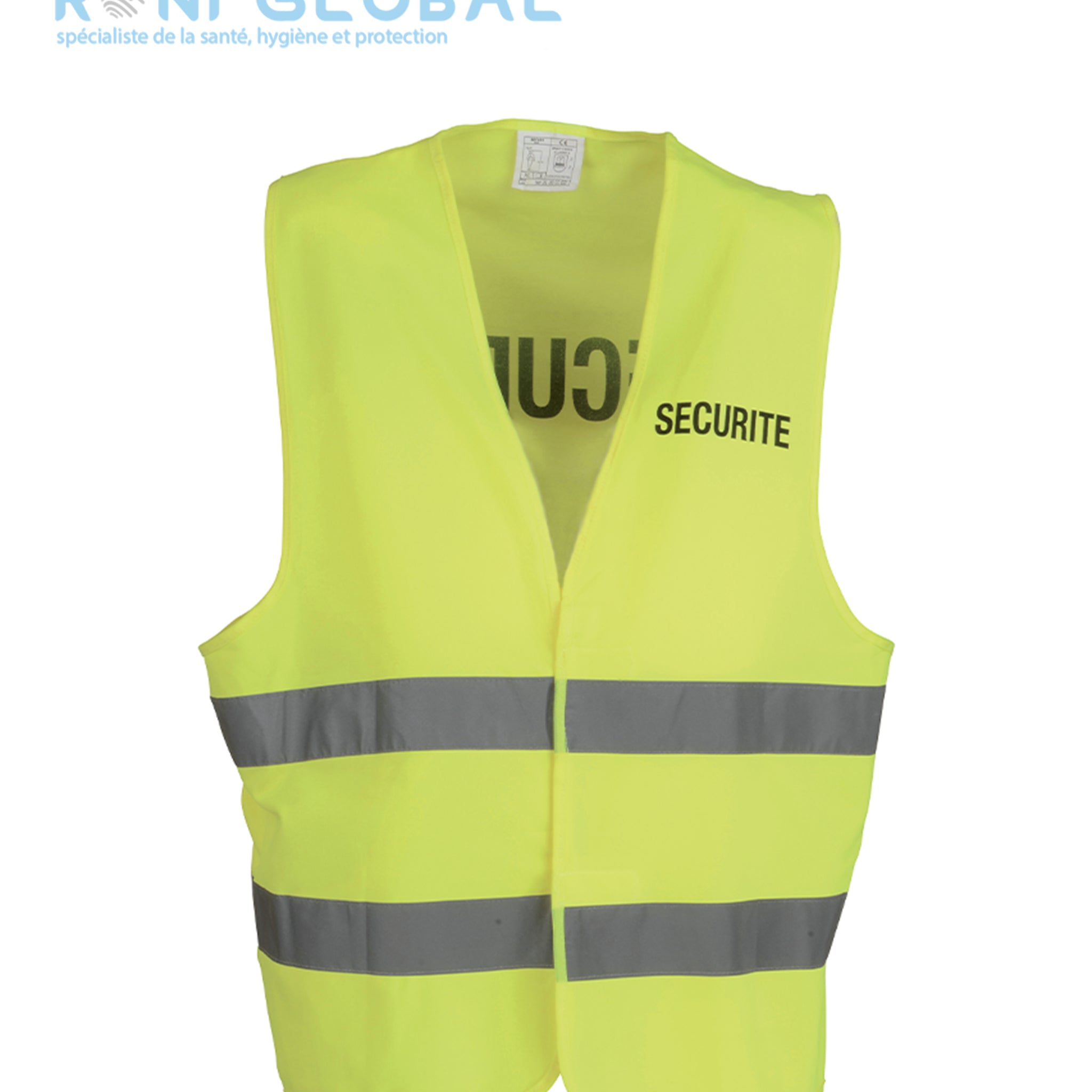 Chasuble / gilet de sécurité haute visibilité en polyester - CHASUBLE SECURITE CITYGUARD