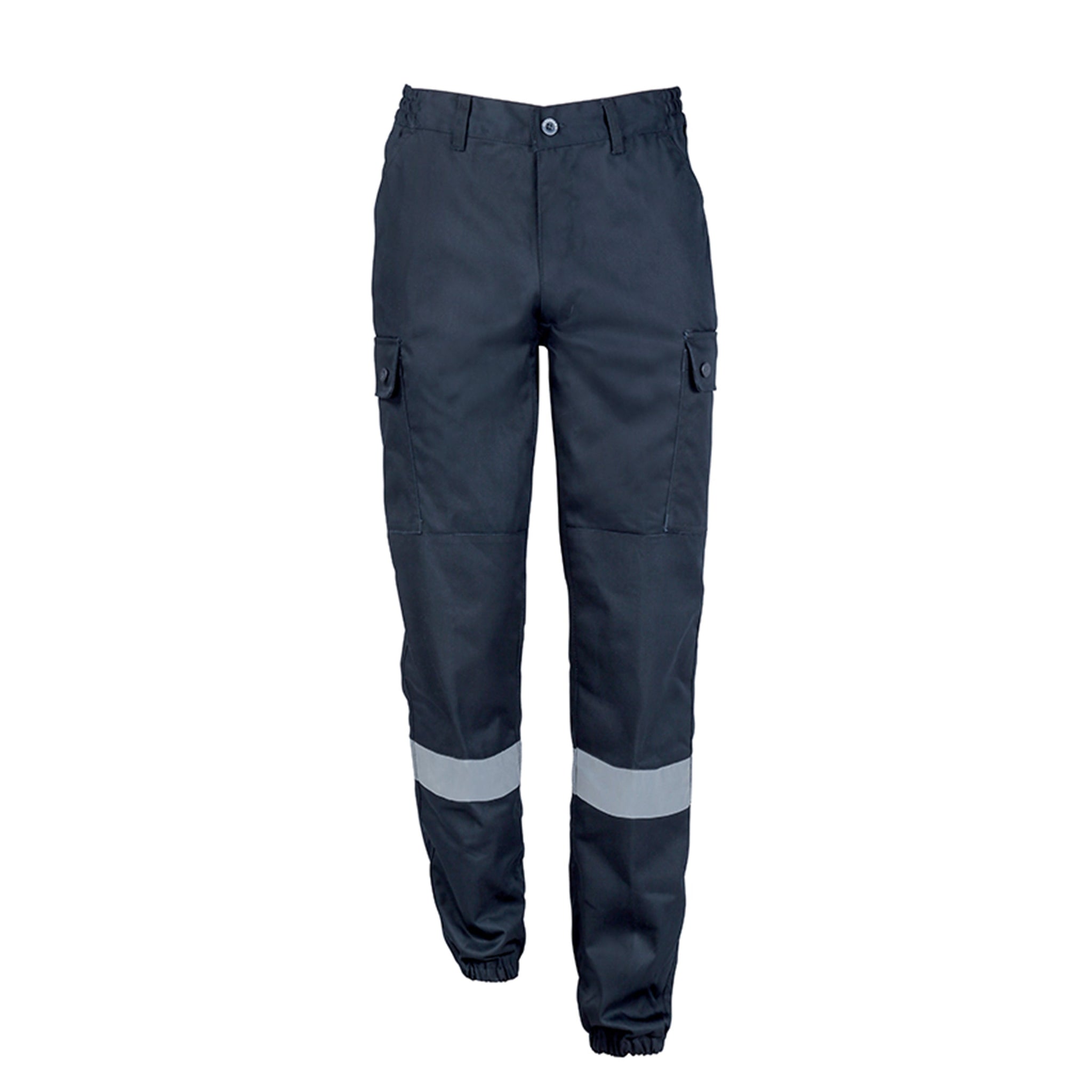 Pantalon de sécurité incendie marine avec bandes rétroréfléchissantes, en coton et polyester 4 poches - PANTALON INCENDIE CITYGUARD