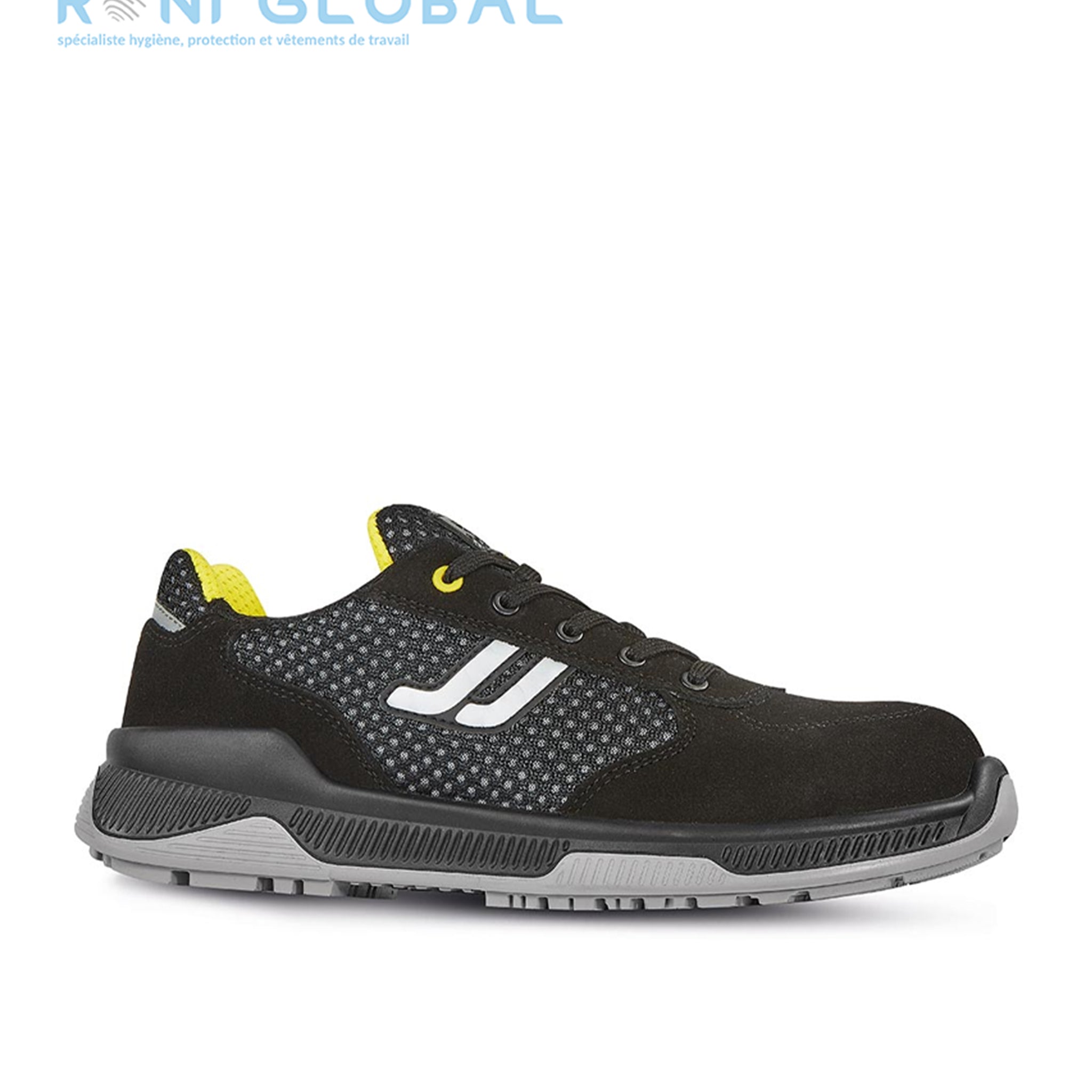 Chaussure basse de sécurité antidérapant, antistatique, anti-froid, anti-chaleur et anti-fatigue en cuir avec embout de sécurité S1P CI HI SRC ESD - JALDATA JALLATTE