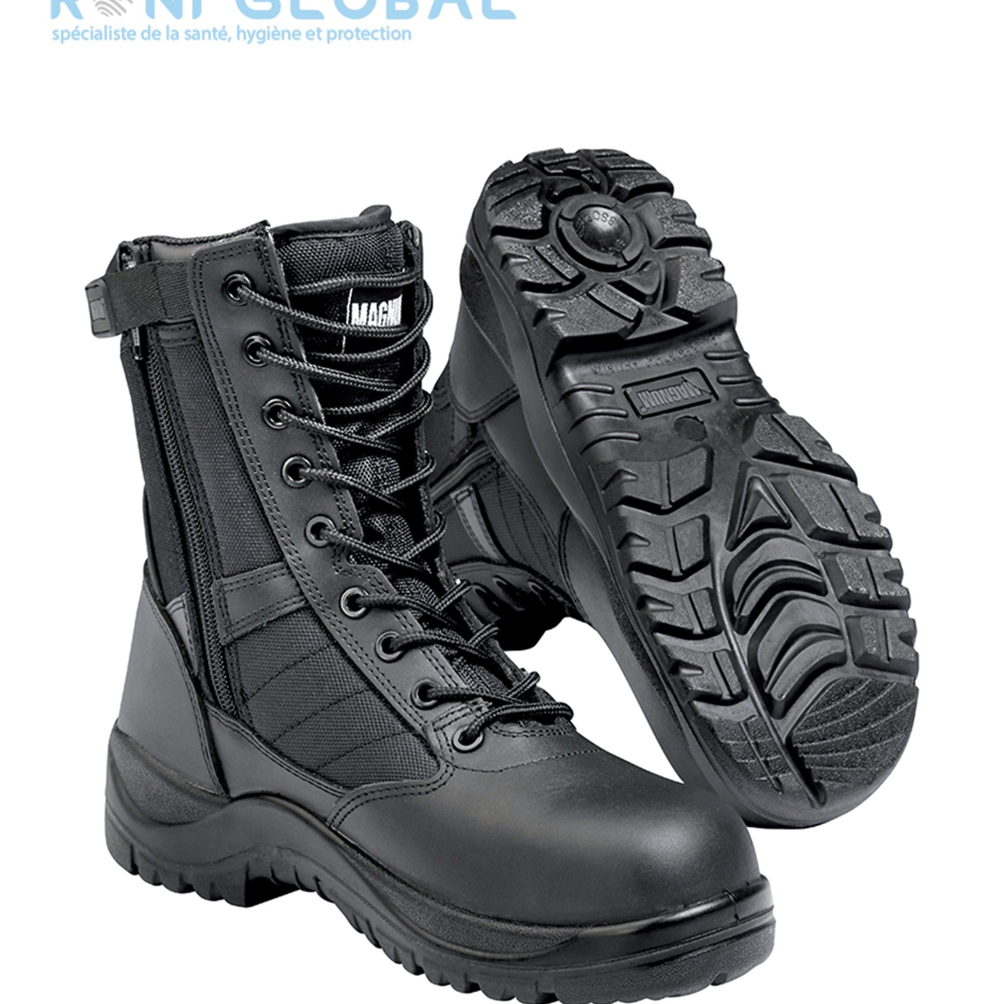 Ranger de sécurité antidérapant, résistant hydrocarbures et absorption des chocs, coqué, en cuir et nylon SB E FO SRA - MAGNUM CENTURION COQUEE 8.0 CT SZ CITYGUARD