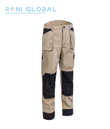 Pantalon de travail avec protection genoux en coton/polyester + renforts Oxford  7 poches TYPE 2 - OROSI COVERGUARD