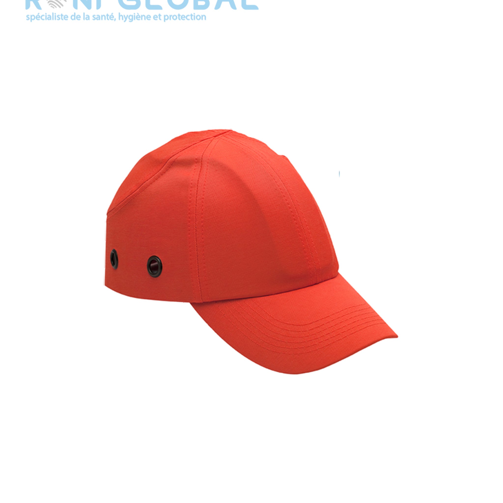 Casquette de travail anti-heurt haute visibilité en polyester/coton et coque de protection ABS - HV WORKING COVERGUARD (boîte de 2 pièces)
