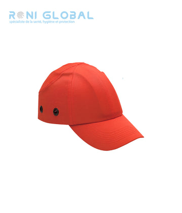 Casquette de travail anti-heurt haute visibilité en polyester/coton et coque de protection ABS - HV WORKING COVERGUARD (boîte de 2 pièces)