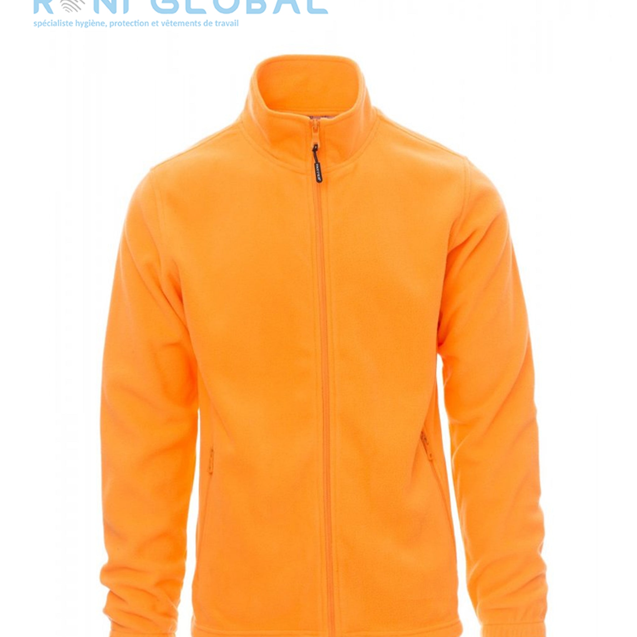 Veste de travail homme polaire, manches longues en polyester 2 poches - NEPAL PAYPER
