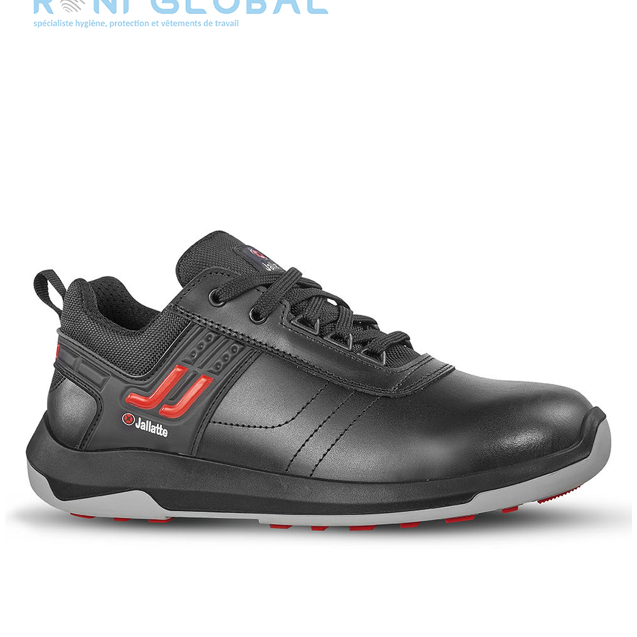 Chaussure basse de sécurité antidérapant, antistatique, anti-froid et anti-chaleur en cuir avec embout de sécurité S3 CI HRO SRC - JALINO JALLATTE