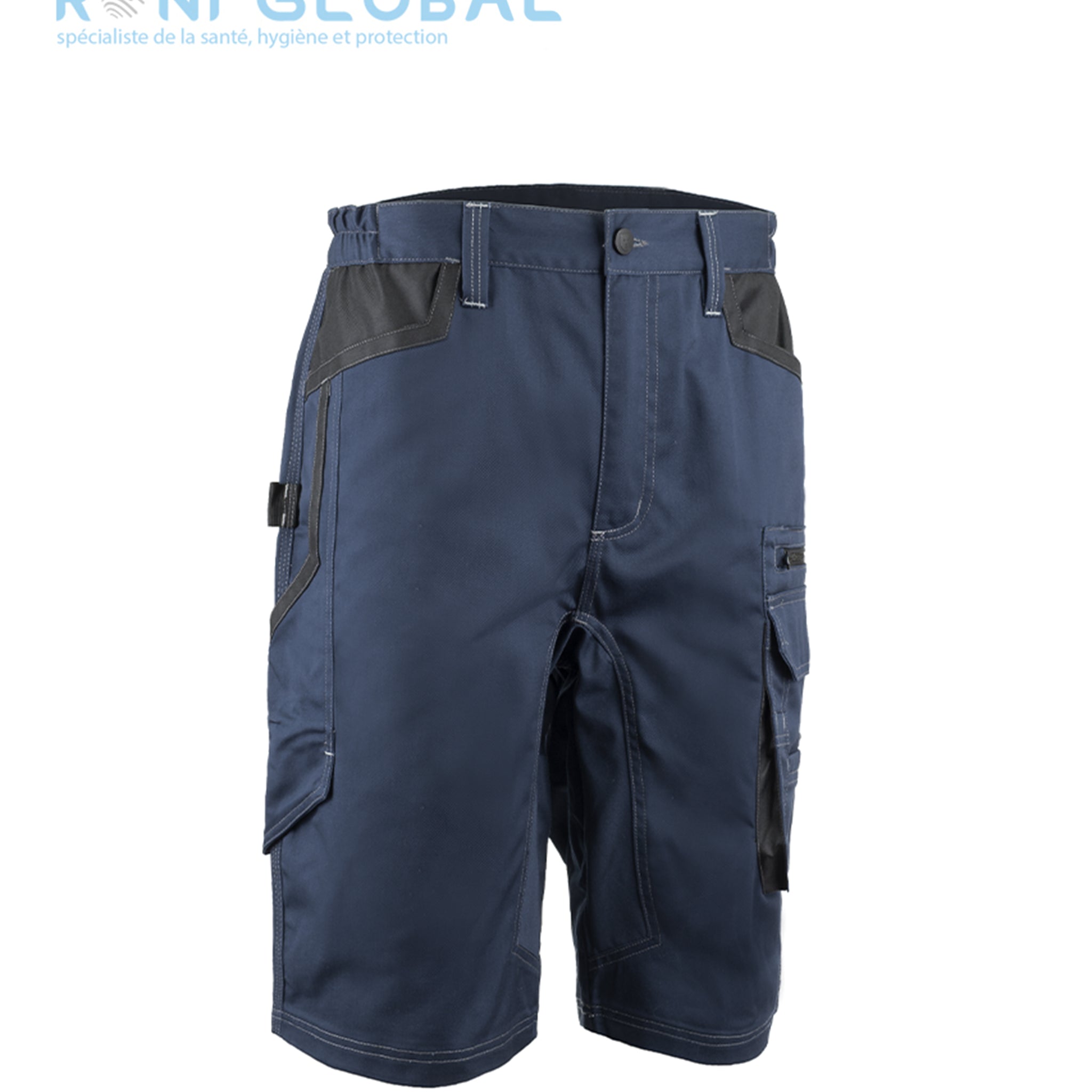 Bermuda de travail en coton/polyester 8 poches - BARVA COVERGUARD