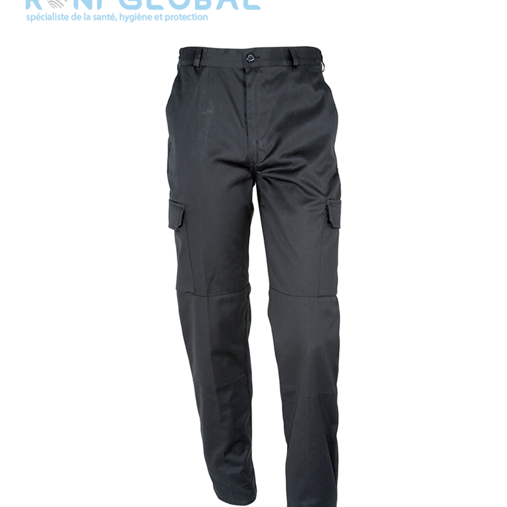 Pantalon de travail avec renforts aux genoux, en coton et polyester 6 poches - BASIC POLYCOTON CITYGUARD