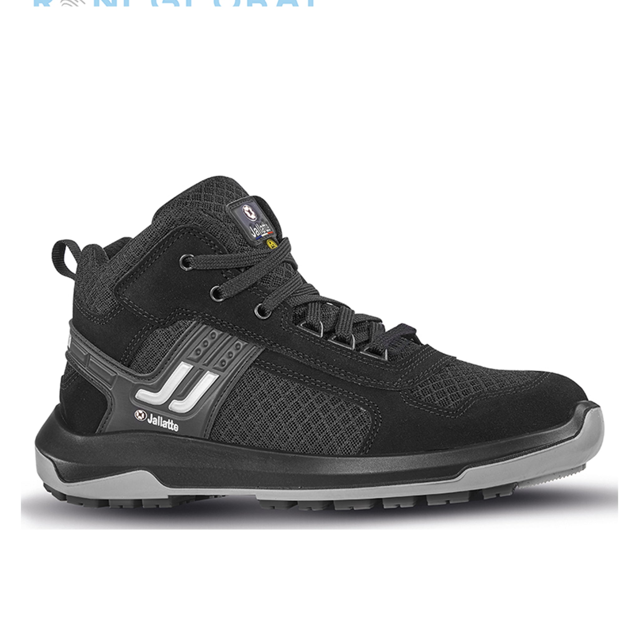 Chaussure montante de sécurité antidérapant et antistatique en cuir/textile avec embout de sécurité S1P SRC ESD - JALTHIA JALLATTE