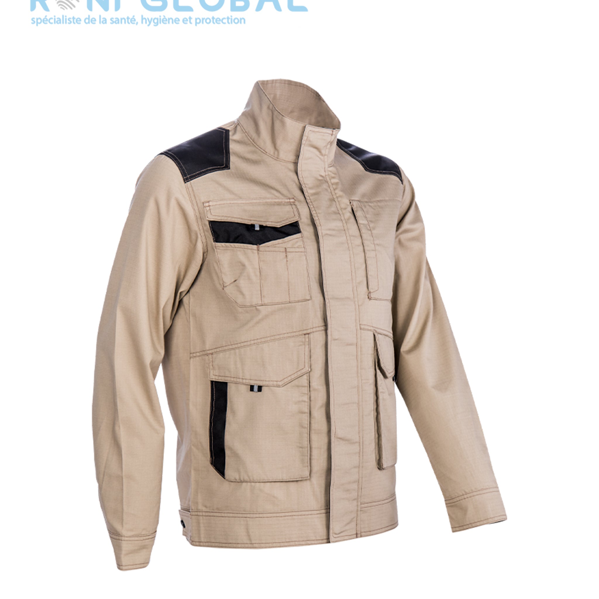 Veste de travail légère en Ripstop polyester/coton 7 poches - OROSI COVERGUARD