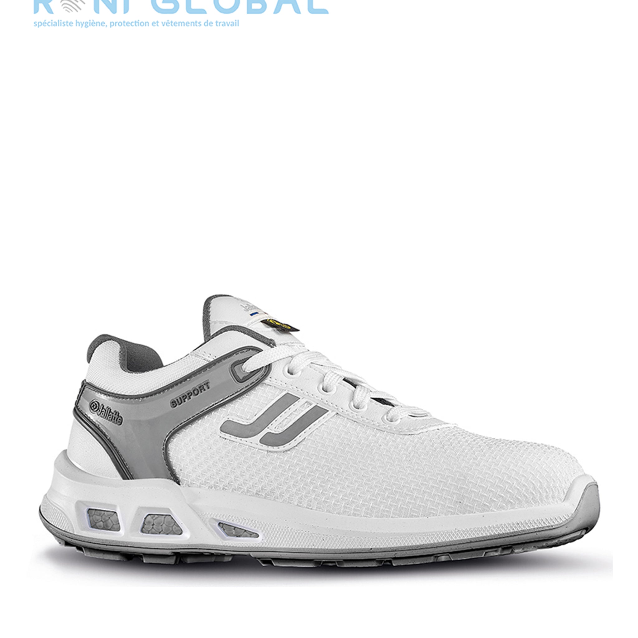 Chaussure basse de sécurité antidérapant, antistatique, anti-froid et anti-fatigue en Putek Plus avec embout de sécurité S3 CI SRC ESD - JALPURE JALLATTE
