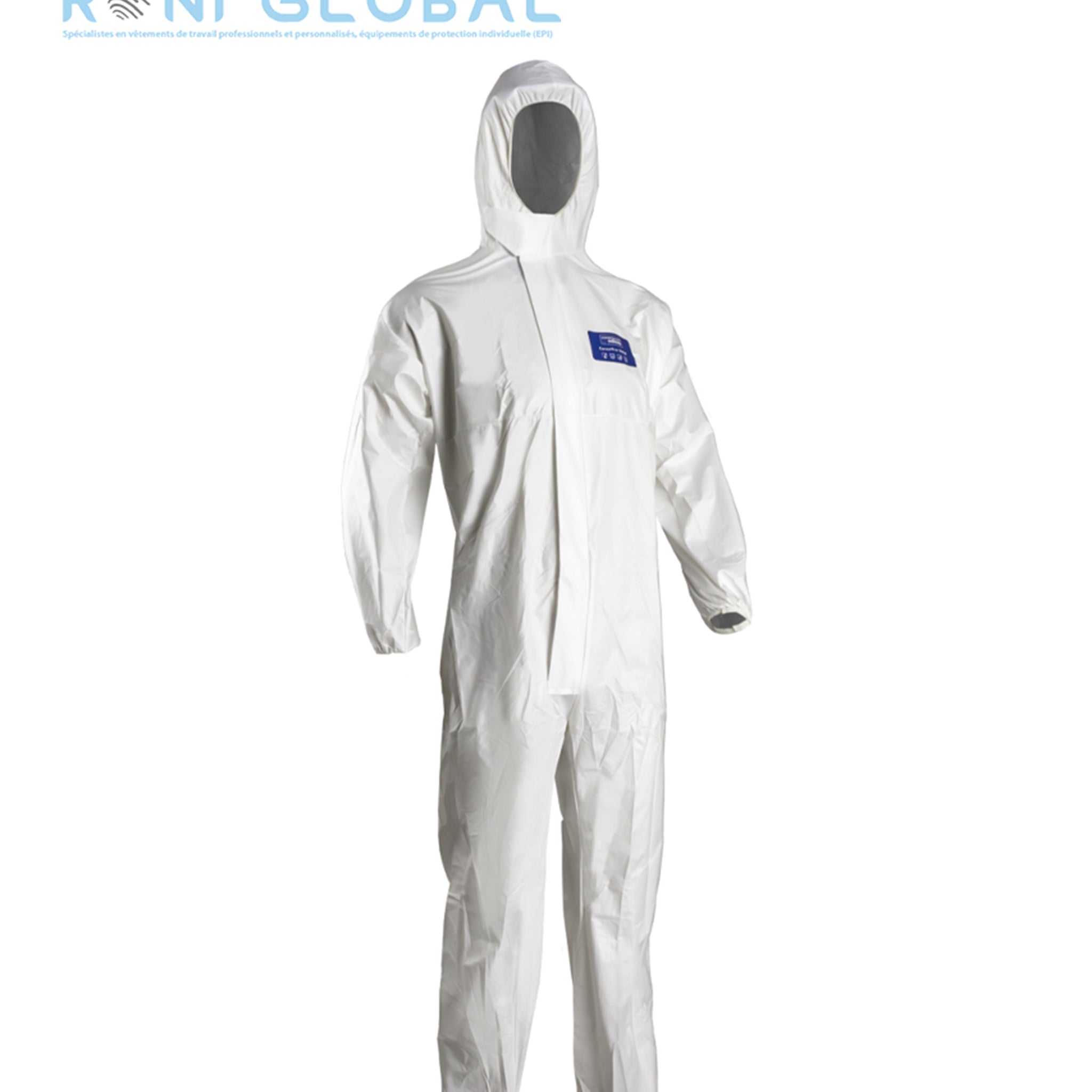 Combinaison de protection particules et éclaboussures de liquides chimiques peu dangereux, antistatique en SPP et film microporeux TYPE 5-6 - 5M20 COVERGUARD
