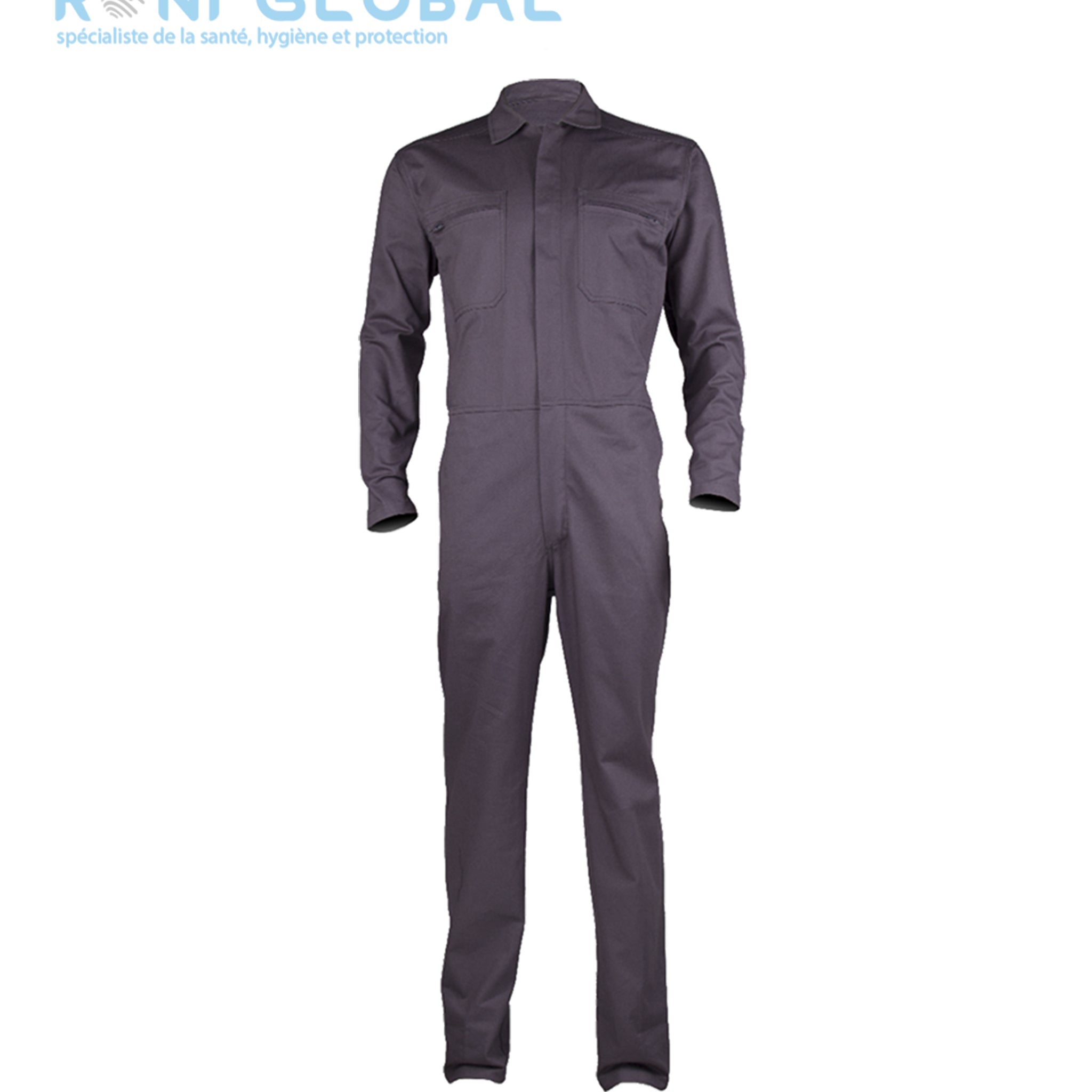 Combinaison de travail en coton avec col chemise 5 poches - PARTNER COVERGUARD
