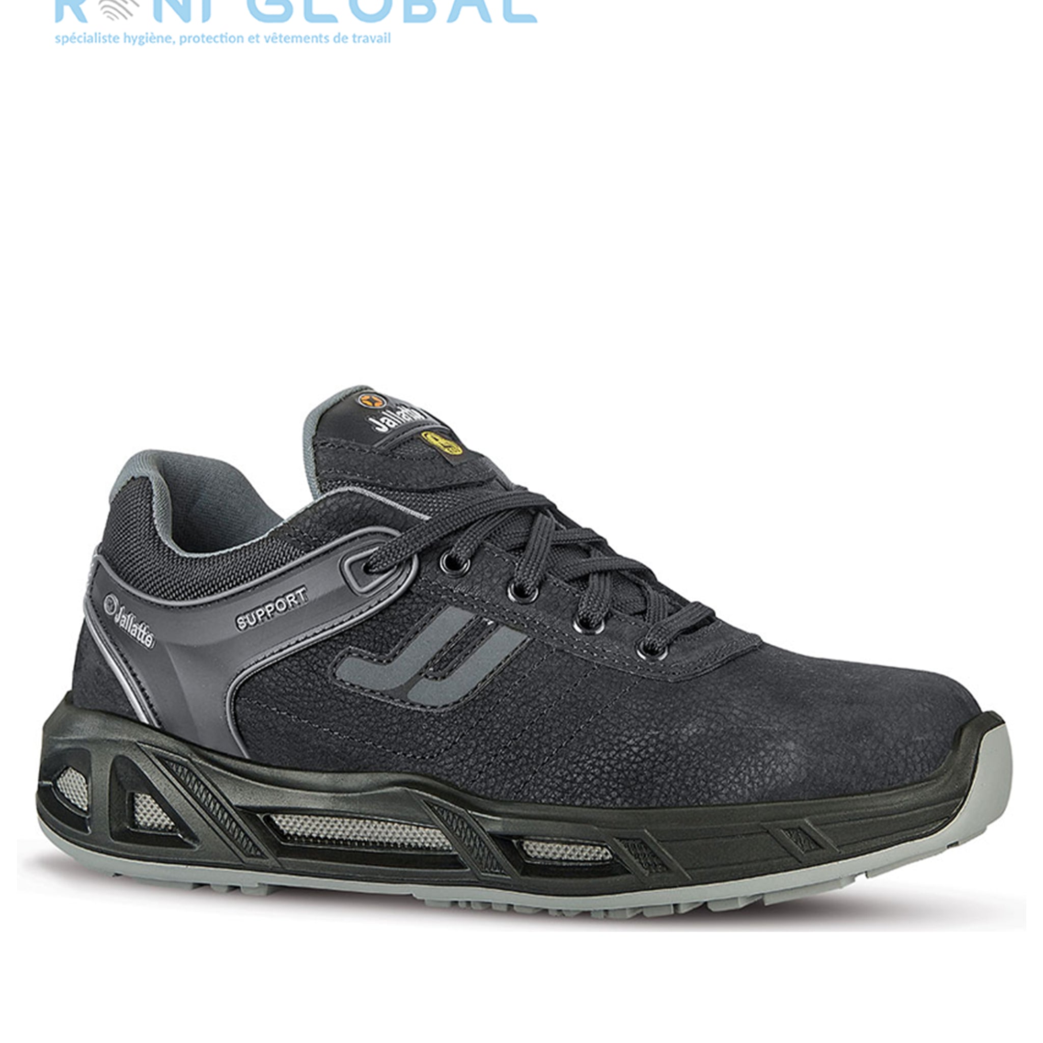 Chaussure basse de sécurité antidérapant, antistatique, anti-froid et anti-fatigue en cuir avec embout de sécurité S3 CI SRC ESD - JALTONIC-TR JALLATTE