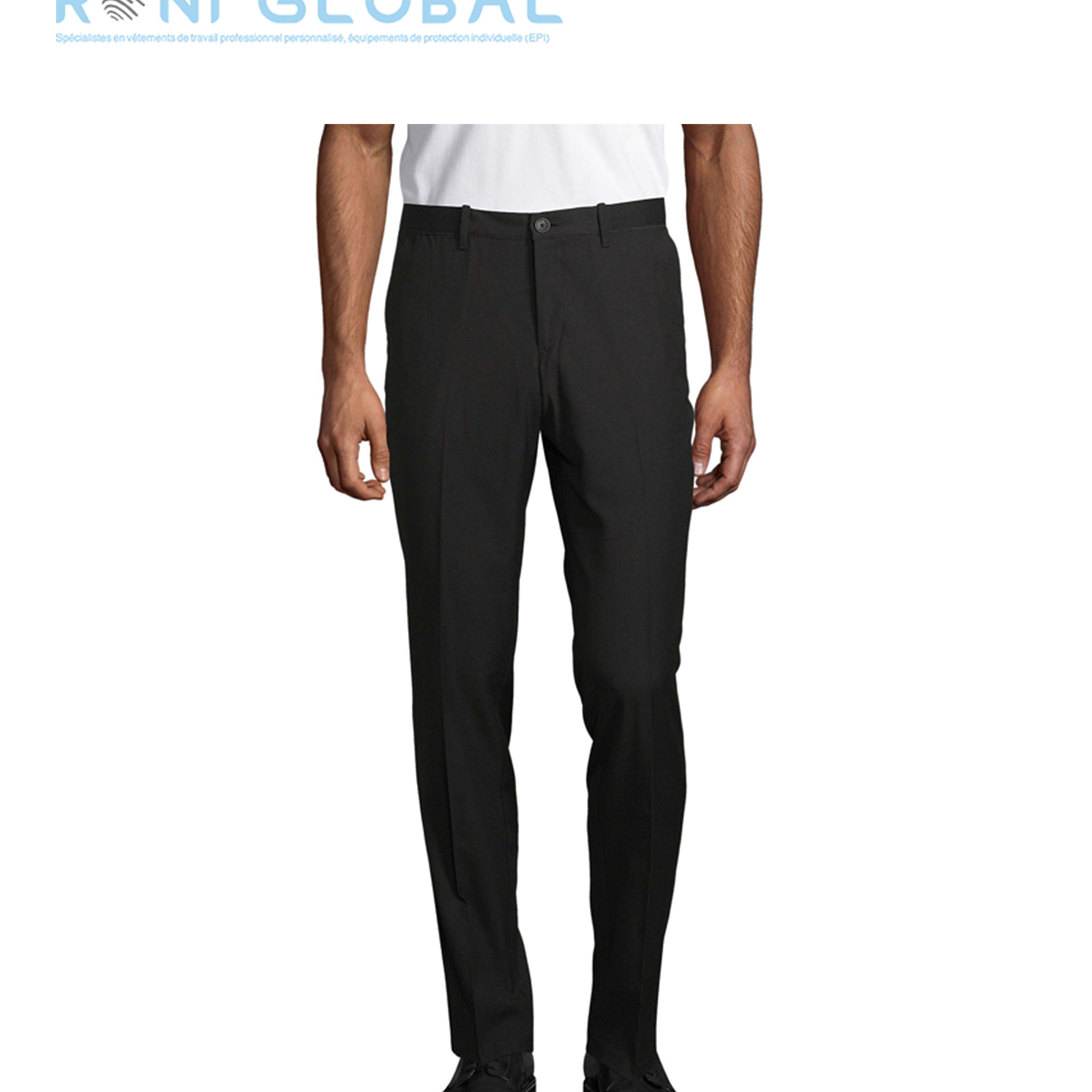 Pantalon de travail homme taille élastiquée, en polyester/viscose 4 poches - NEOBLU GABIN SOL'S