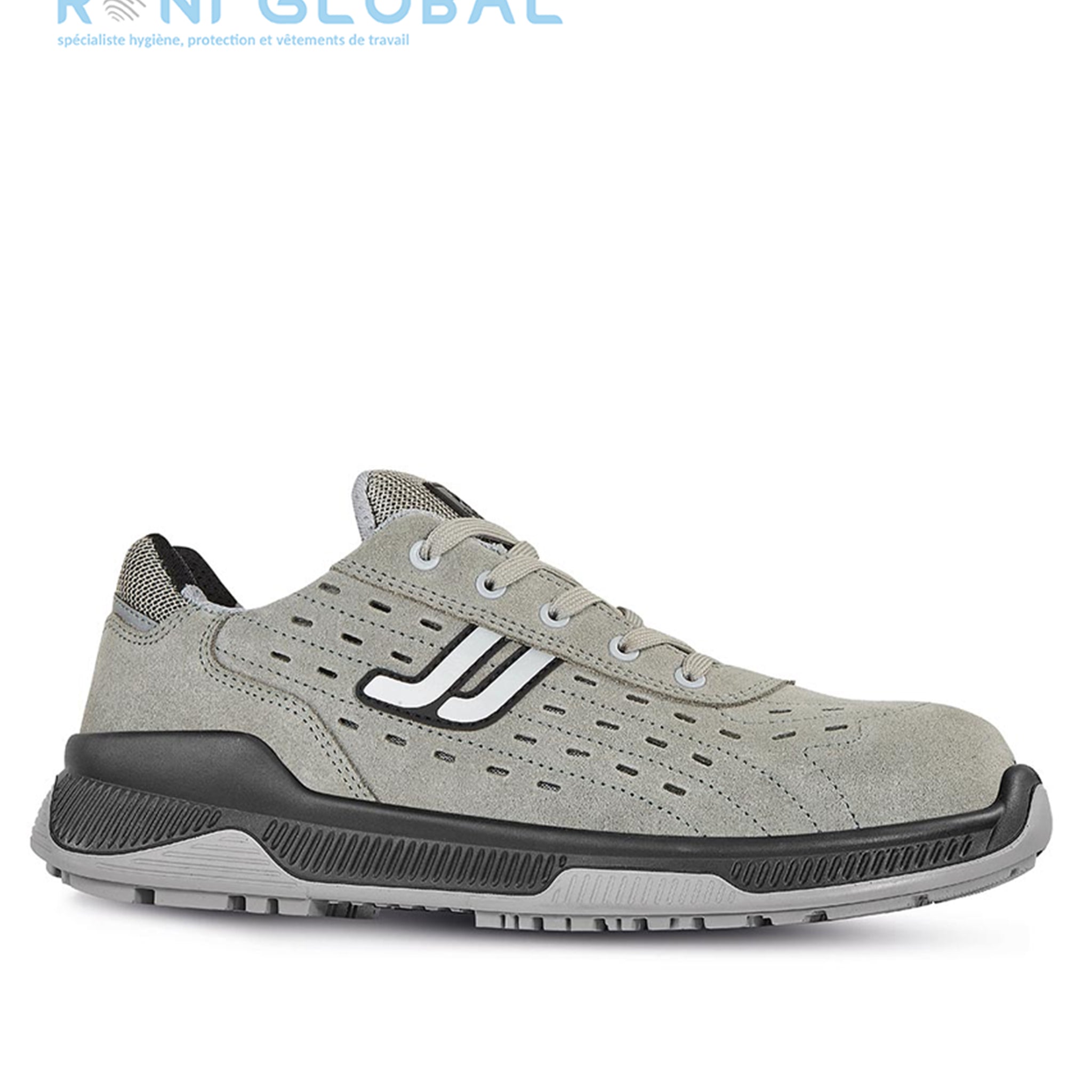 Chaussure basse de sécurité antidérapant, antistatique, anti-froid, anti-chaleur et anti-fatigue en cuir avec embout de sécurité ESD S1P CI HI SRC - JALLEAN JALLATE
