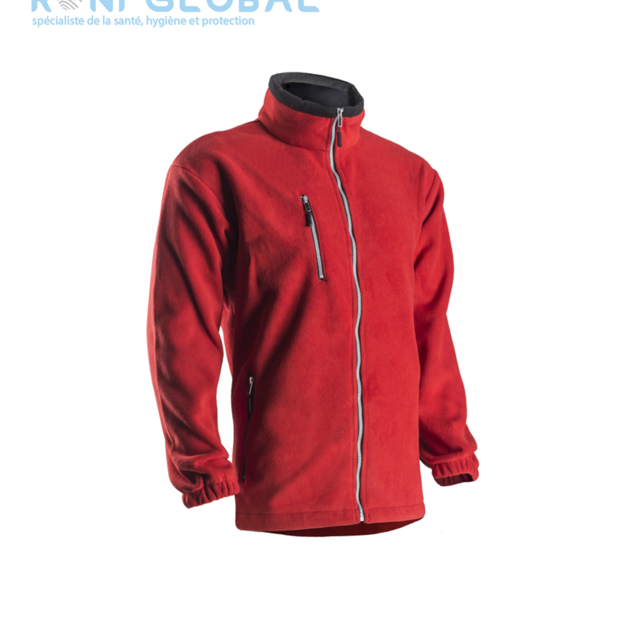 Veste de travail anti-froid, micro polaire thermique en polyester et anti-boulochage 3 poches - ANGARA COVERGUARD