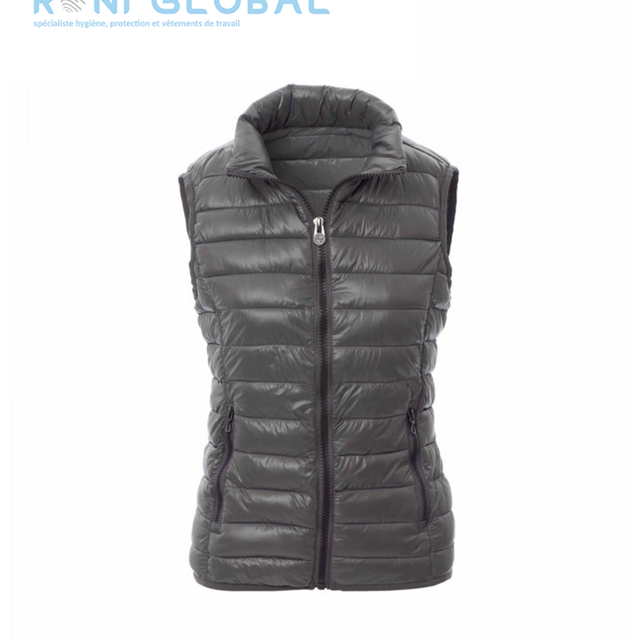 Doudoune / gilet de travail femme, imperméable et anti-froid en nylon, rembourrage polyester et 2 poches - CASUAL LADY PAYPER