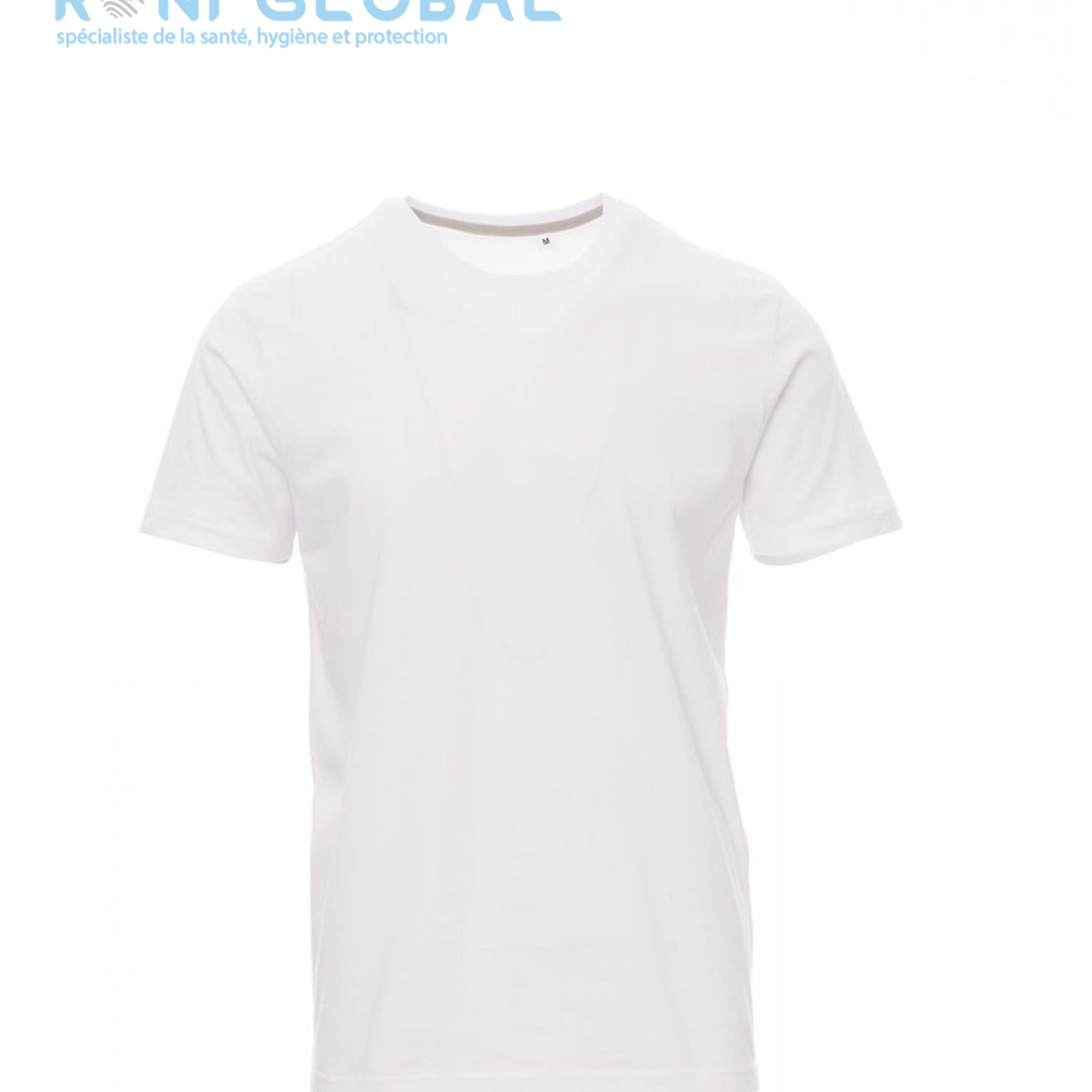 T-shirt de travail homme manches courtes, coupe droite en coton - FREE PAYPER