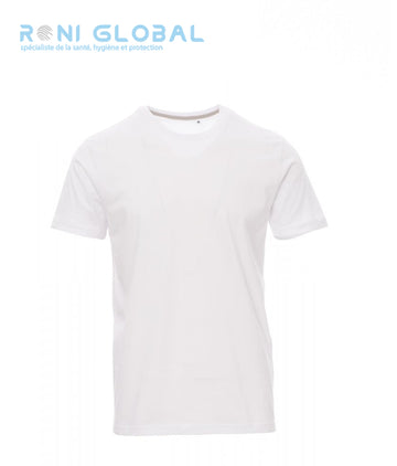 T-shirt de travail homme manches courtes, coupe droite en coton - FREE PAYPER