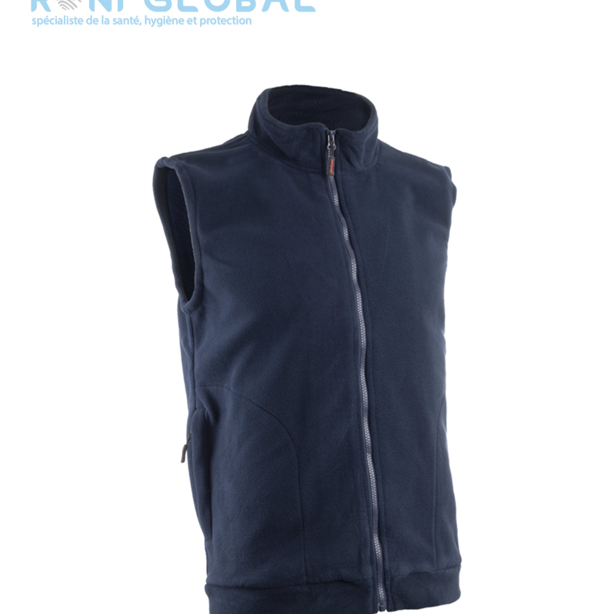 Gilet de travail coupe-vent anti-froid thermique en polyester 2 poches - POLAIRE COVERGUARD