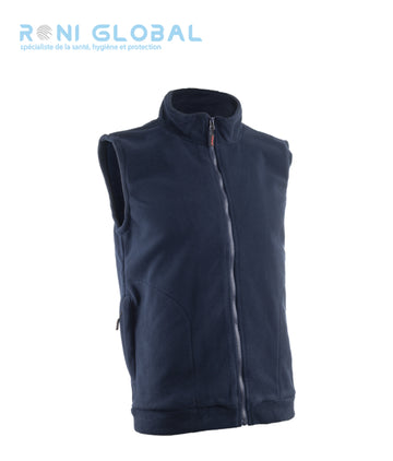 Gilet de travail coupe-vent anti-froid thermique en polyester 2 poches - POLAIRE COVERGUARD