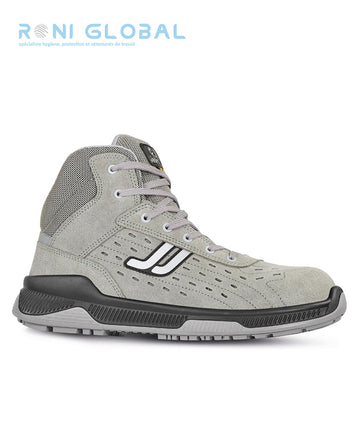Chaussure montante de sécurité antidérapant, antistatique, anti-froid, anti-chaleur et anti-fatigue en cuir sans métal avec embout de sécurité S1P CI HI SRC ESD - JALKANBAN JALLATTE