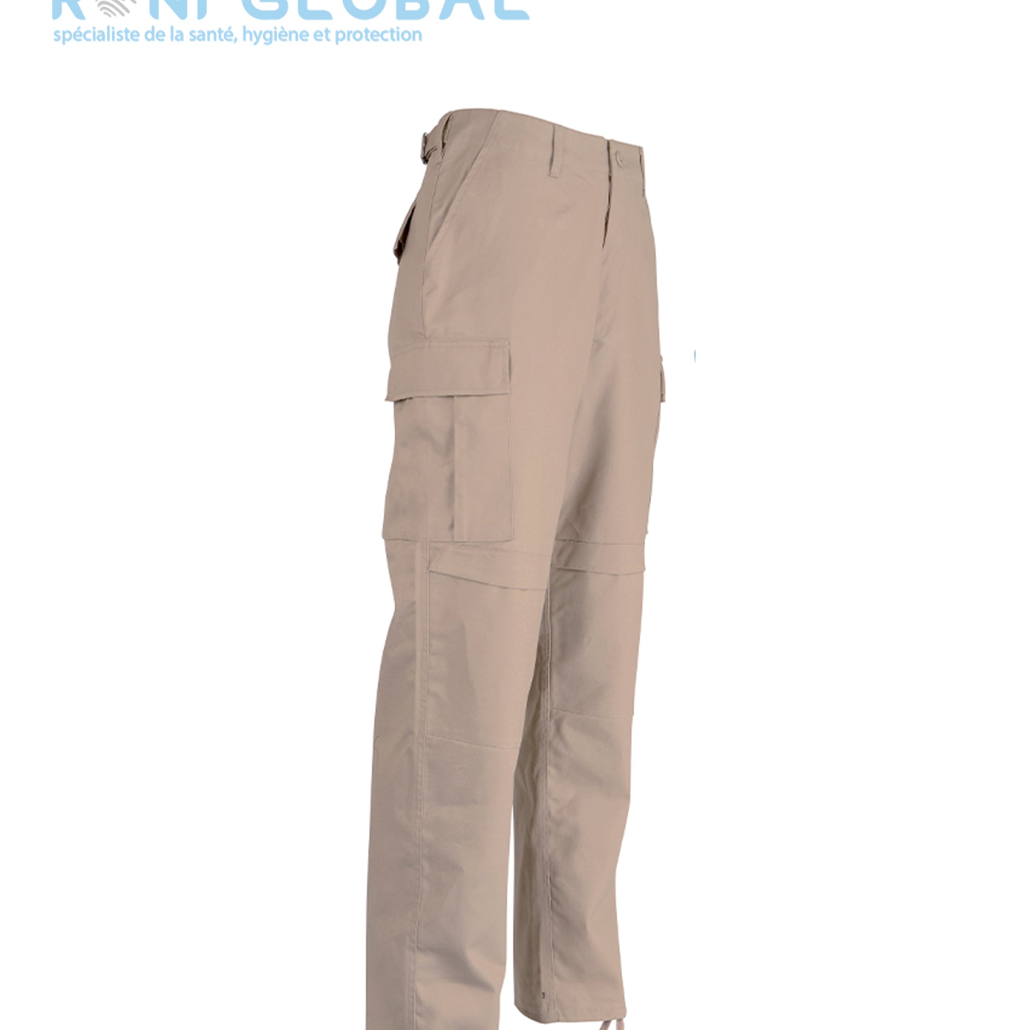 Pantalon de travail avec renforts aux genoux et entre-jambe, en coton et polyester 6 poches - PANTALON BDU CITYGUARD