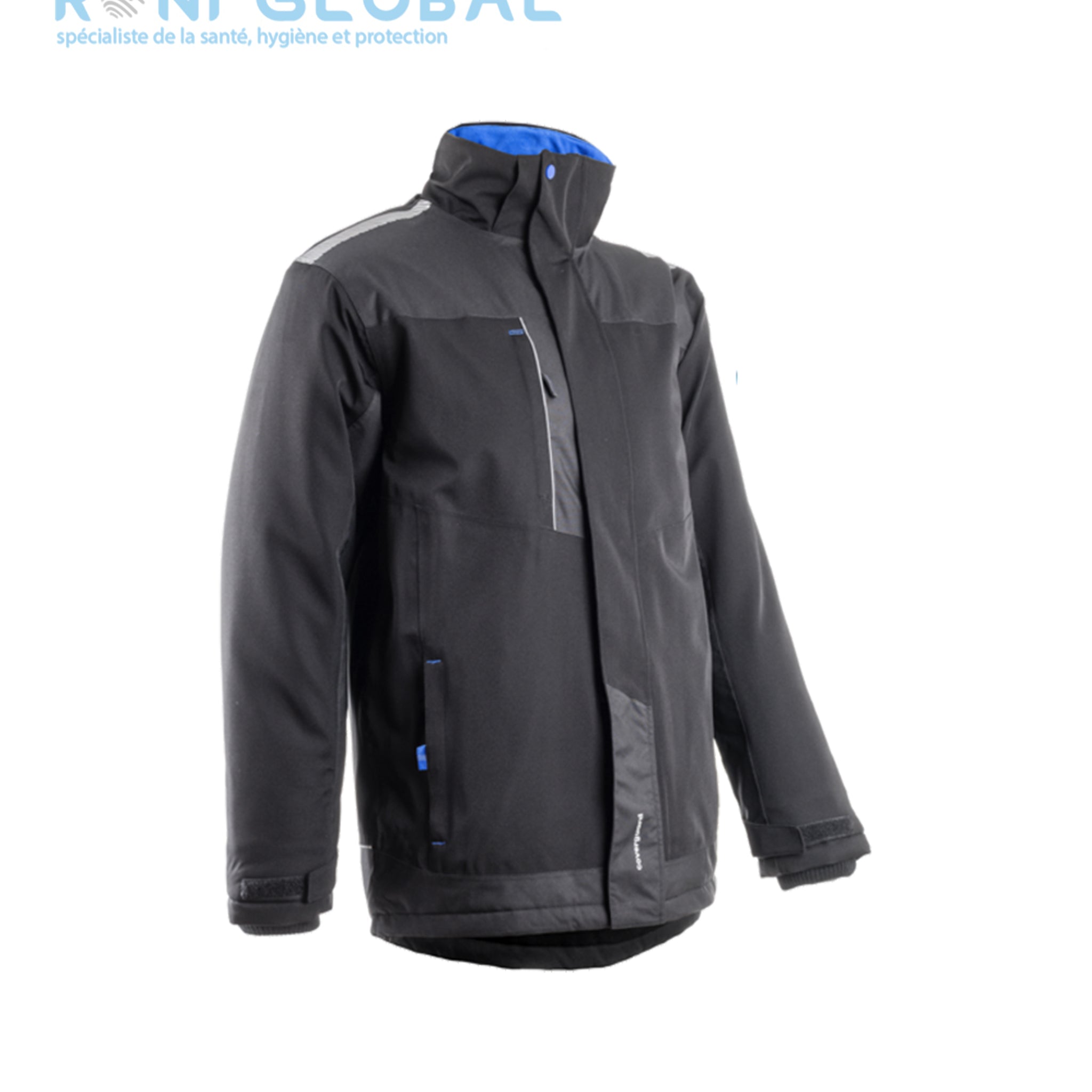 Parka de travail anti-pluie anti-froid polaire softshell 2 couches en polyester/élasthanne 5 poches - TAMIA COVERGUARD