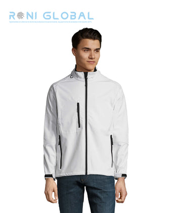 Veste de travail homme Softshell polaire, imperméable et respirant, en polyester/élasthanne 3 poches - RELAX SOL'S