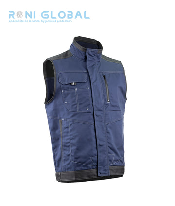 Gilet de travail en coton/polyester 5 poches - BARVA COVERGUARD