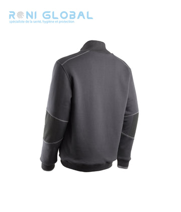 Veste de travail anthracite, anti-froid thermique en coton/polyester 2 poches - RAKOUN COVERGUARD