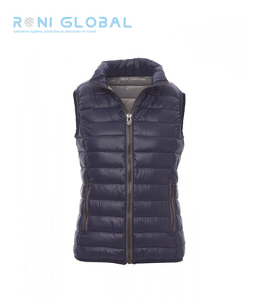 Doudoune / gilet de travail femme, imperméable et anti-froid en nylon, rembourrage polyester et 2 poches - CASUAL LADY PAYPER