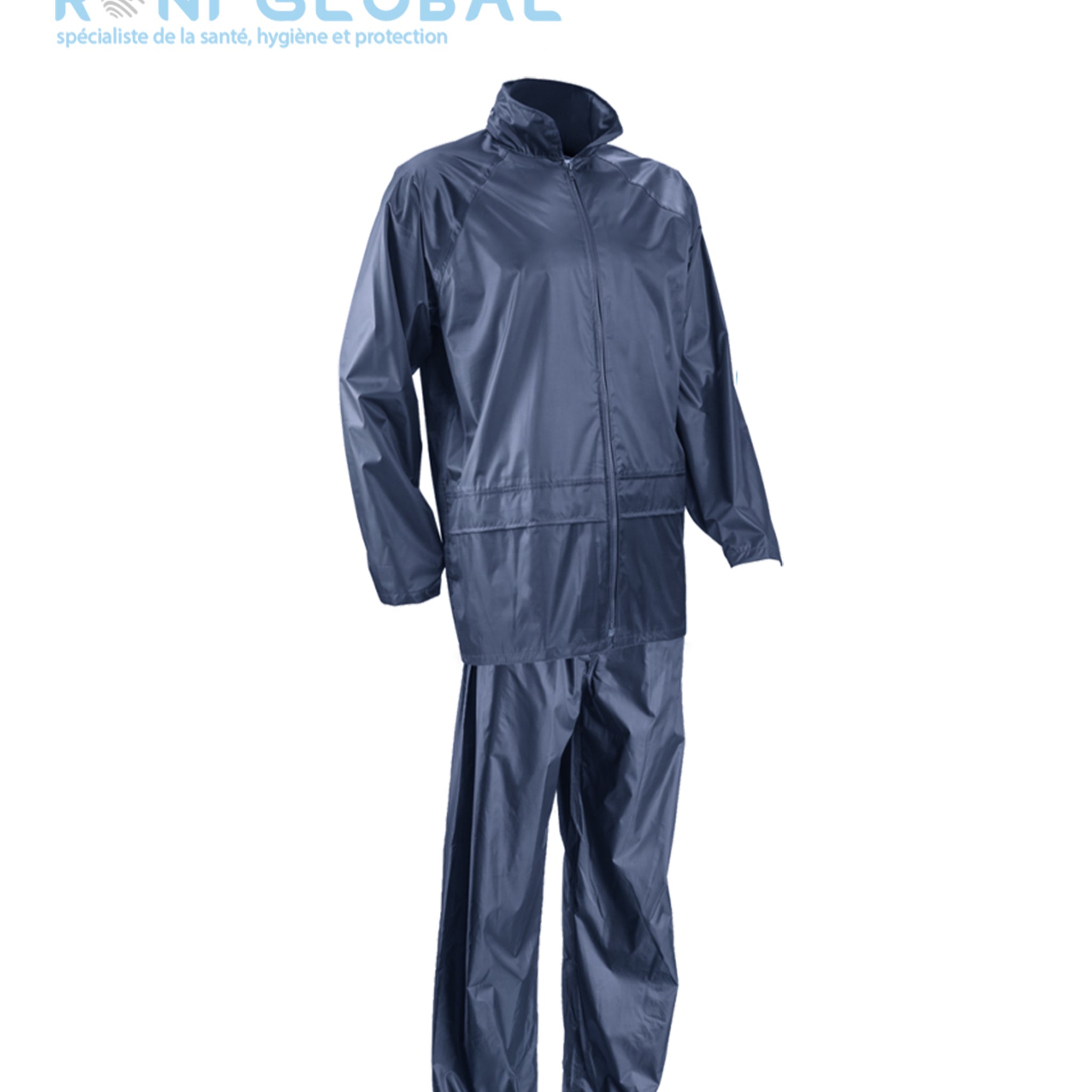 Ensemble de travail coupe-vent anti-pluie léger en polyester enduit PVC souple - PLUVIO COVERGUARD