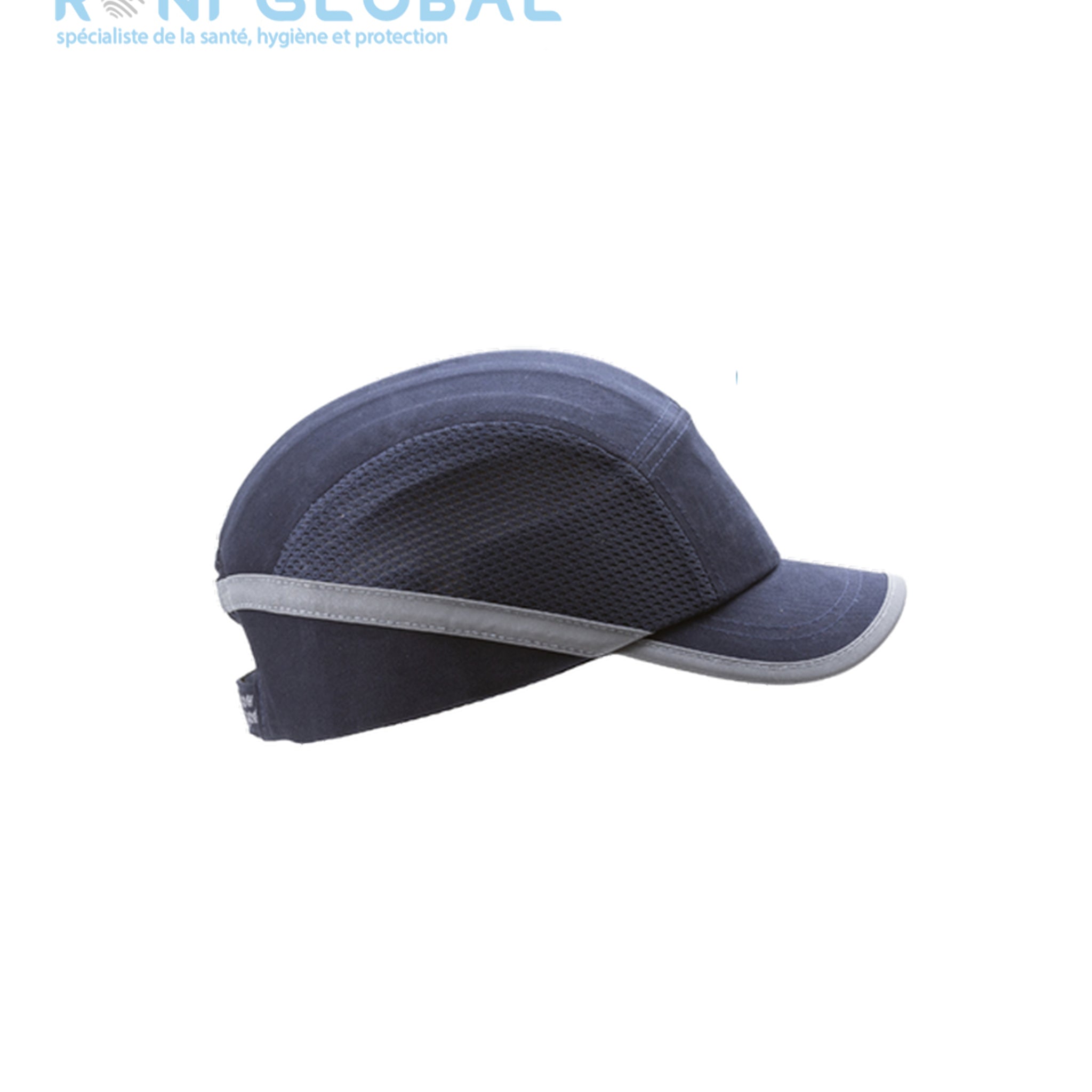Casquette de travail anti-heurt aérée en coton/polyester et coque de protection ABS - SHOCKPROOF CAP COVERGUARD (boîte de 2 pièces)