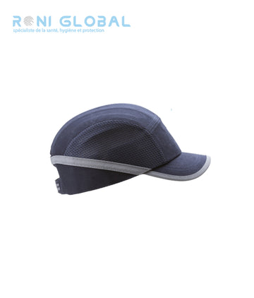 Casquette de travail anti-heurt aérée en coton/polyester et coque de protection ABS - SHOCKPROOF CAP COVERGUARD (boîte de 2 pièces)