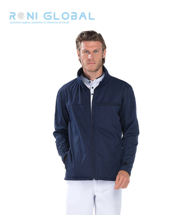 Veste de travail ambulancier unisexe manches longues 3 couches en polyester 3 poches - SOFTSHELL REMI CONFECTION