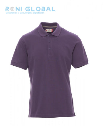 Polo de travail homme manches courtes, coupe droite en coton- VENICE PAYPER