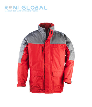 Parka de travail coupe-vent, anti-pluie et anti-froid en polyester pongé enduit PVC - RIPSTOP COVERGUARD