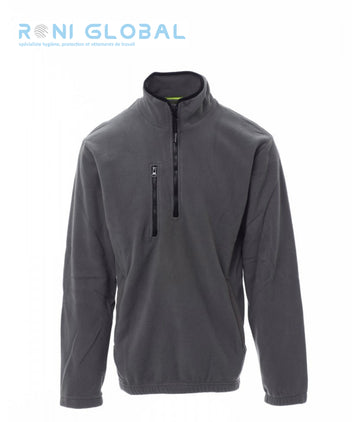 Polaire de travail homme manches longues, coupe droite en polyester 3 poches - PIRENEI PAYPER