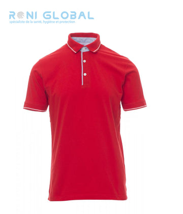 Polo de travail homme manches courtes, coupe droite en coton - CAMBRIDGE PAYPER