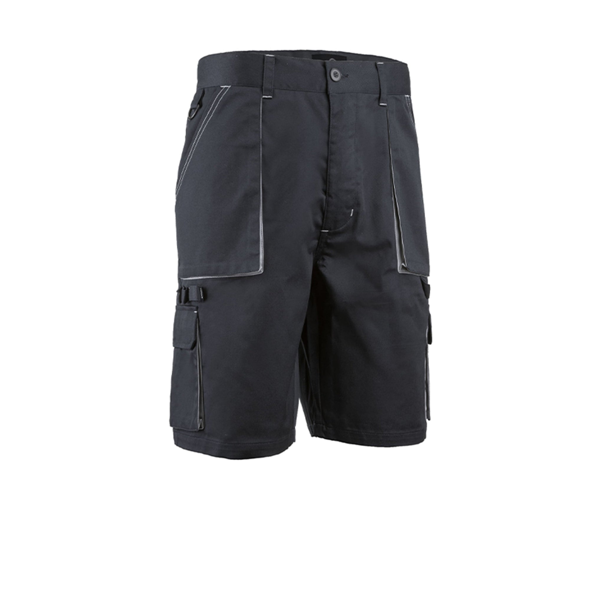 Bermuda de travail en coton/polyester 6 poches - NAVY/PADDOCK II COVERGUARD